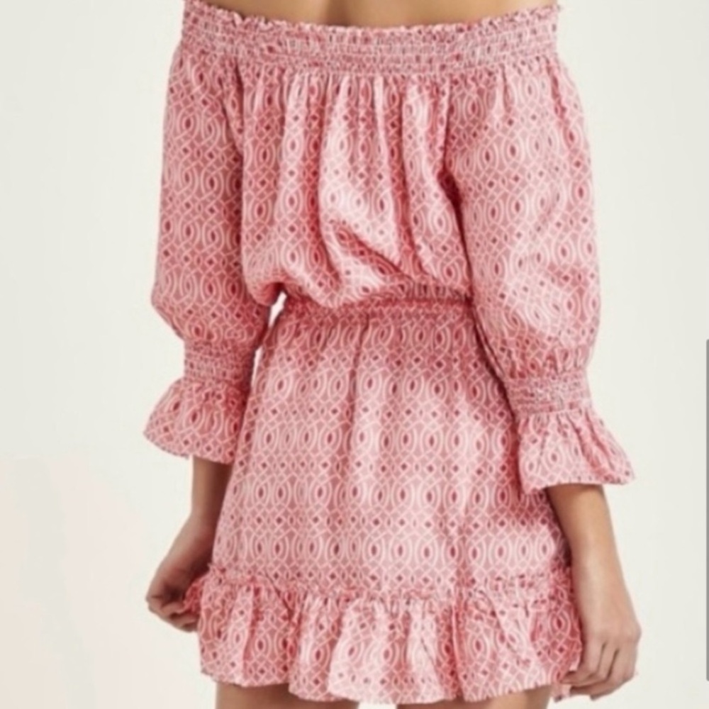 Paloma Blue - Calypso Dress - Pink Rose - Lynx Pattern - Size Small - NWT - Picture 3 of 16